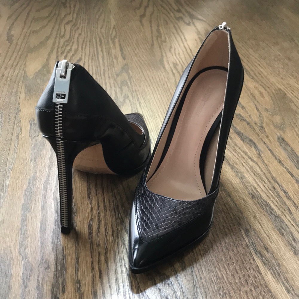Diesel D-ipper Python Snake Zipper Heel Point Pump - Picture 2 of 8